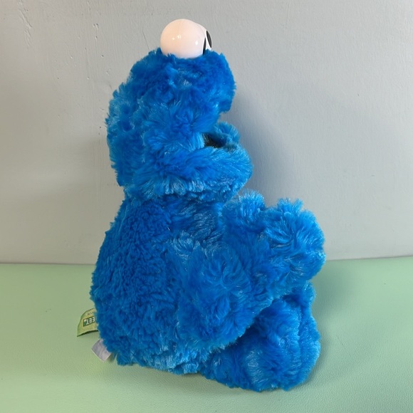 2002 Sesame Street Cookie Monster Plush Stuffed Animal Kids Toy, Size 11” tall - Picture 2 of 8